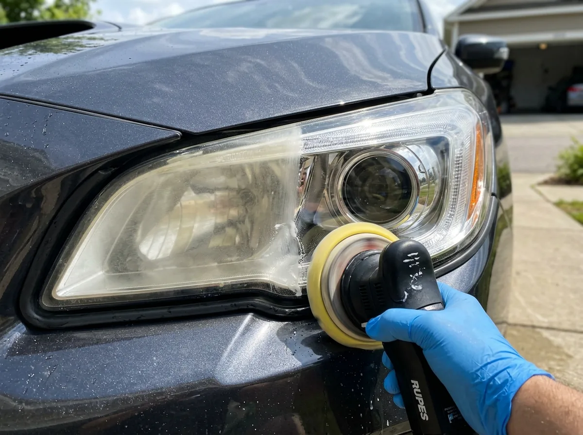 Headlight restored crystal clear
