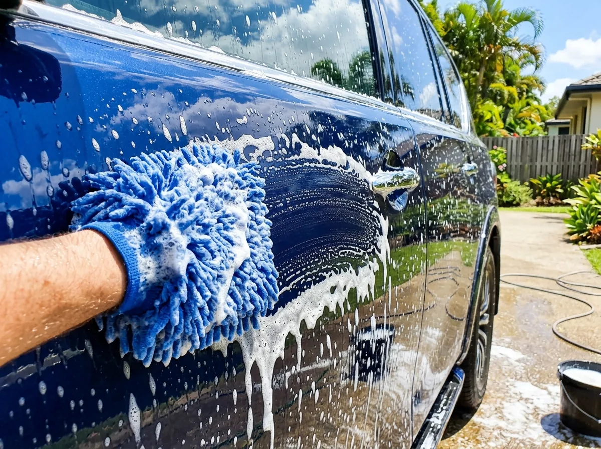 Hand wash and maintenance detail on the Sunshine Coast